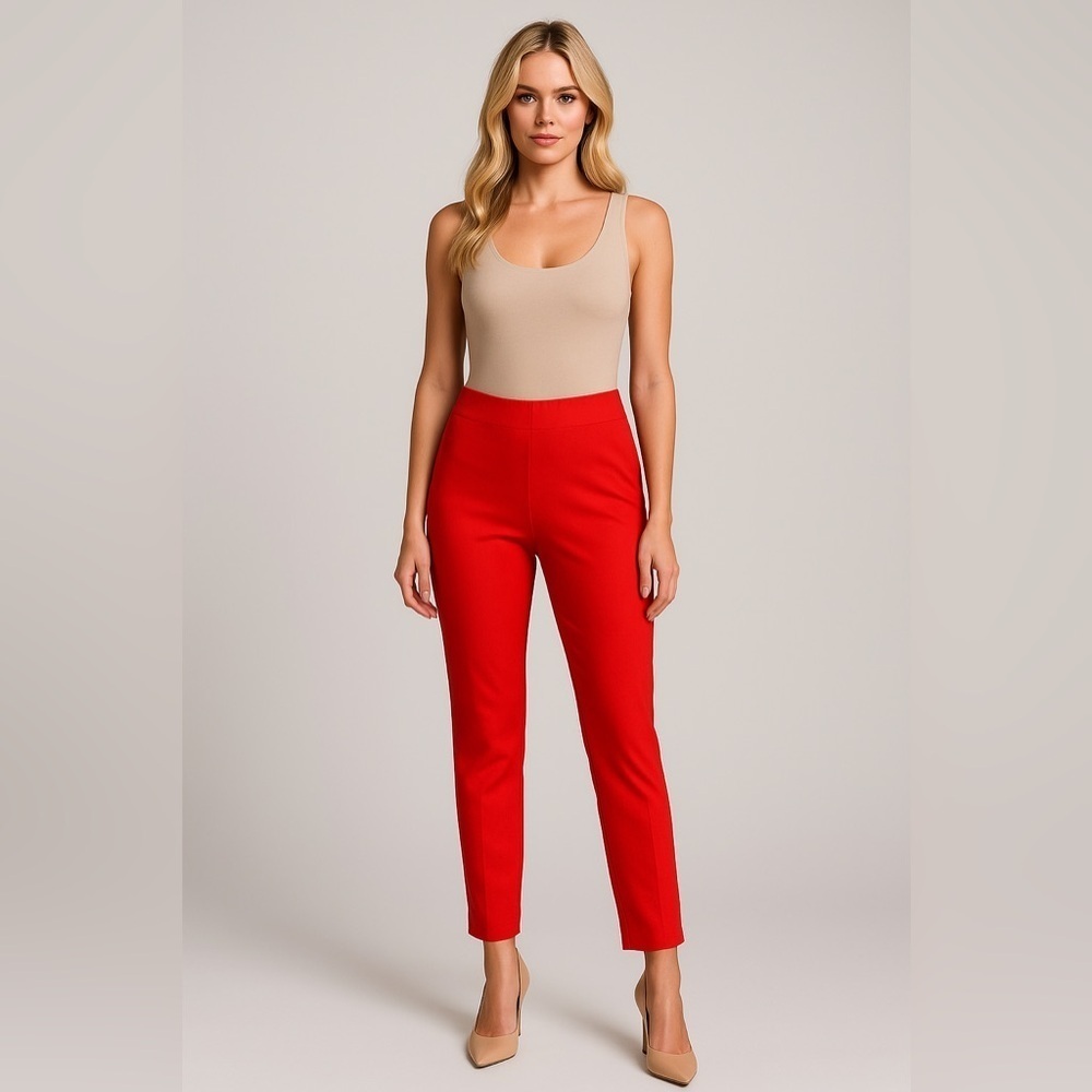 NWT Pearl by Lela Rose Stretch Cotton Susie Pant Size 6